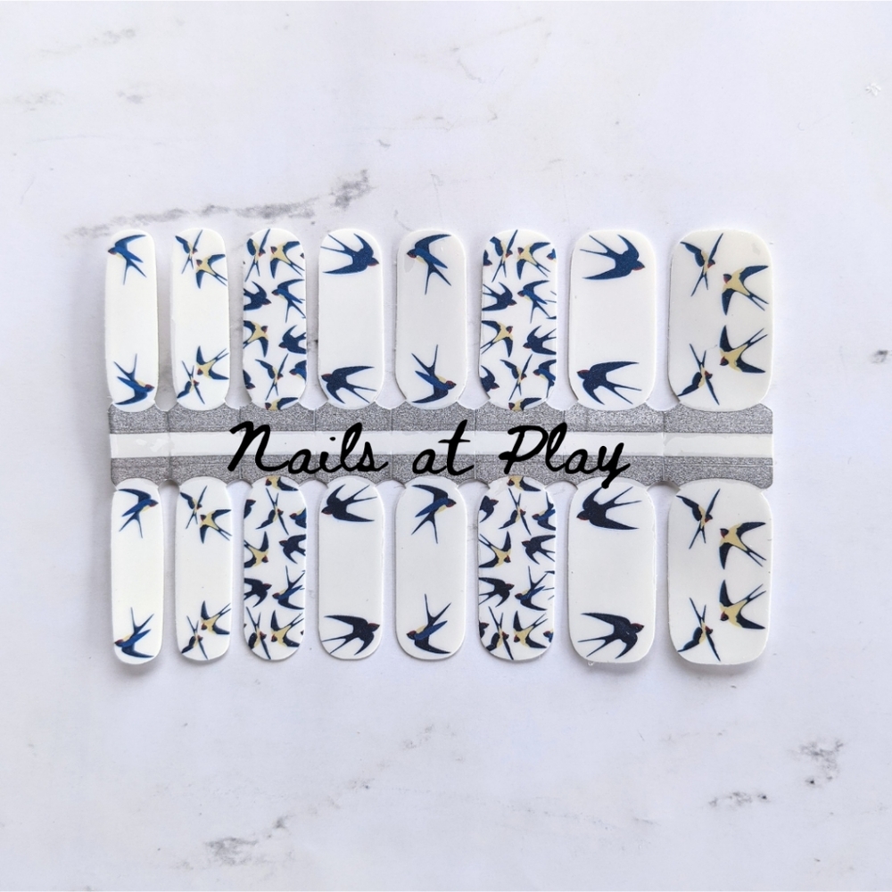 5 for $15 Nail Wraps- Sailor J Bird